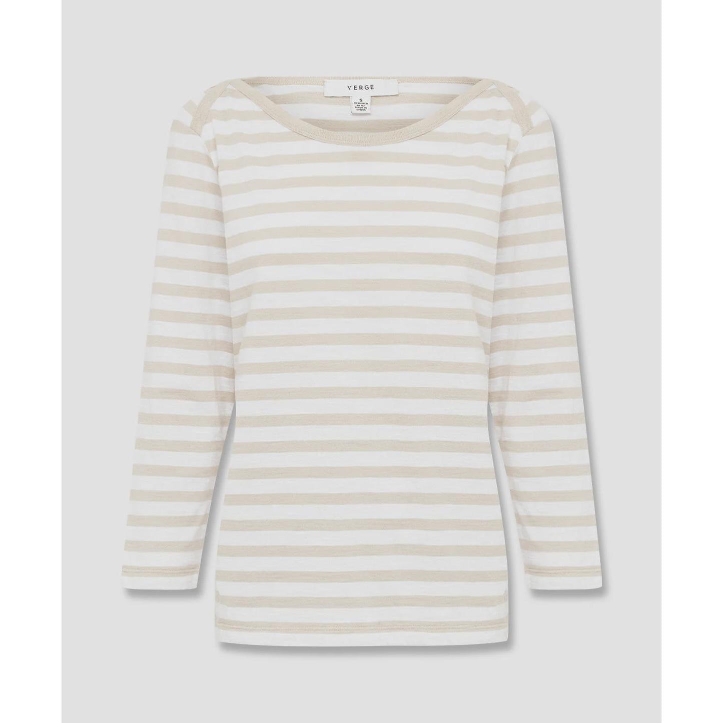 Verge Horizon Top - Cashew Stripe Verge Pisces Boutique