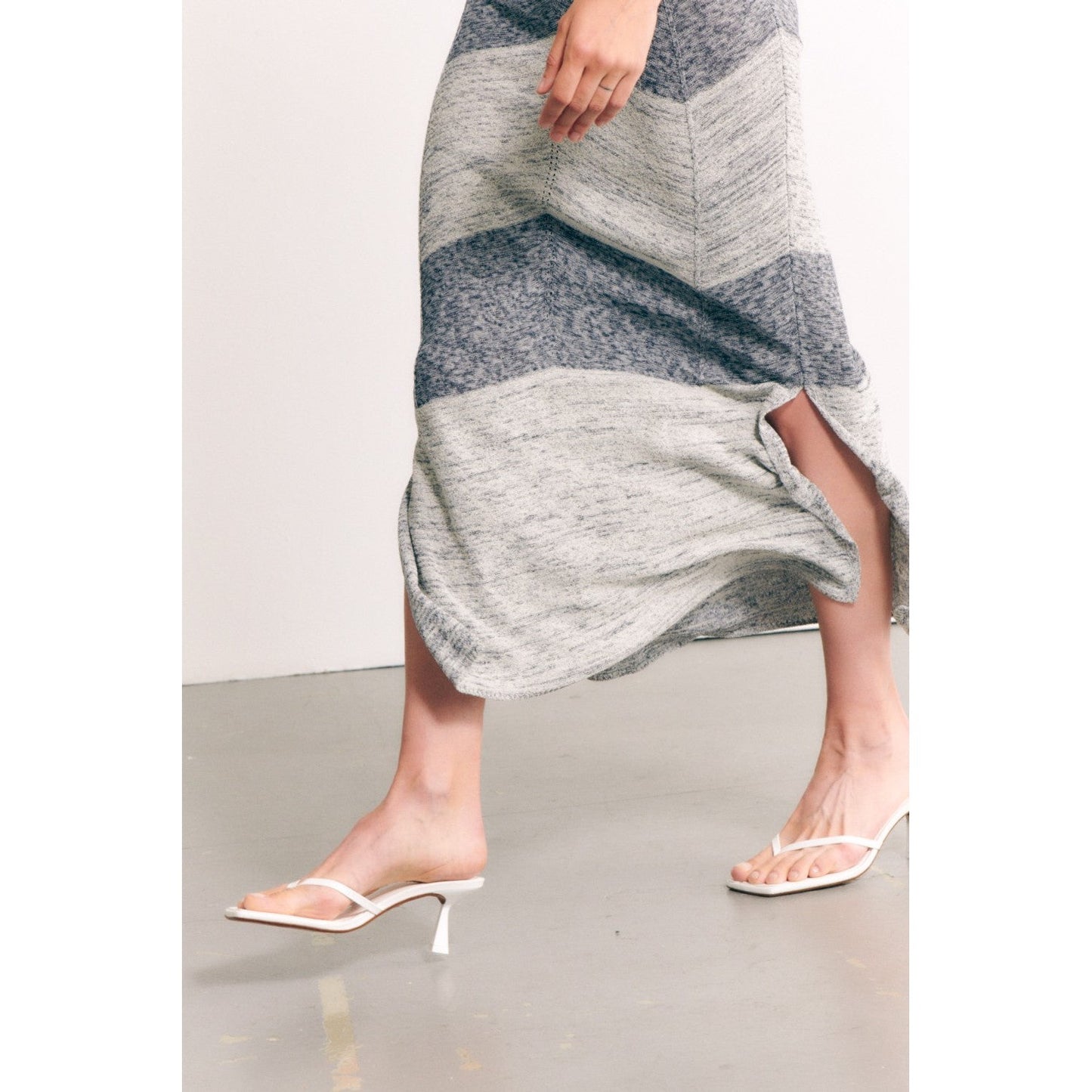 Sita Murt Degrade Knitted Midi Dress - Navy
