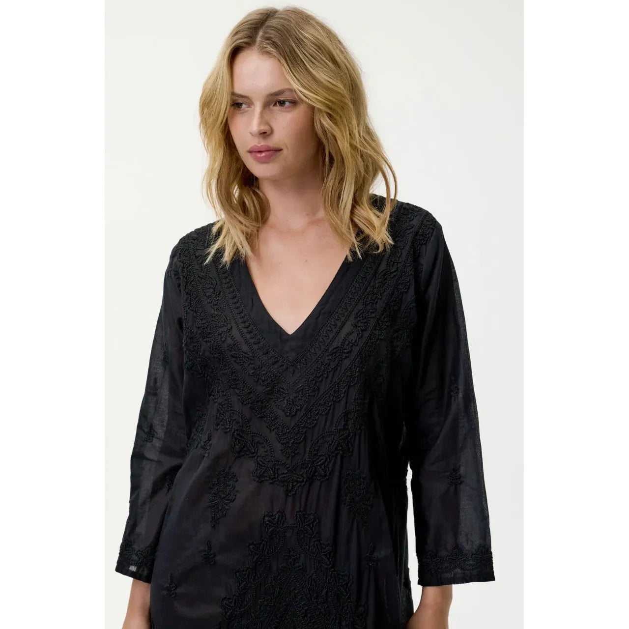 One Season Long Goa-Cotton-Black/Black  One Season Pisces Boutique