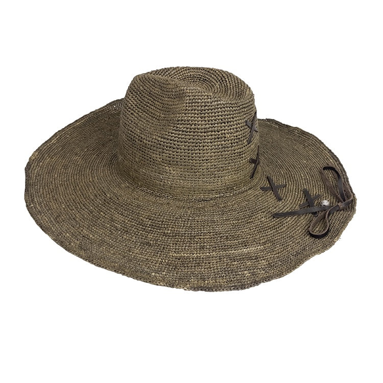 Made In Mada Aziz Hat Lace - Taupe