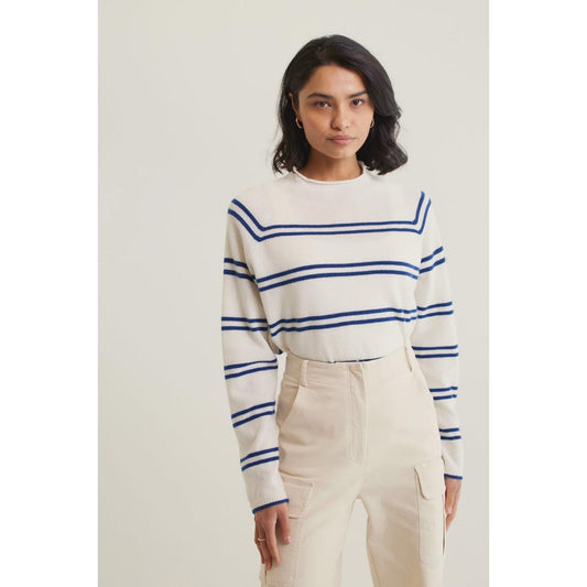 Alessandra Midtown Sweater - Cloud Dancer