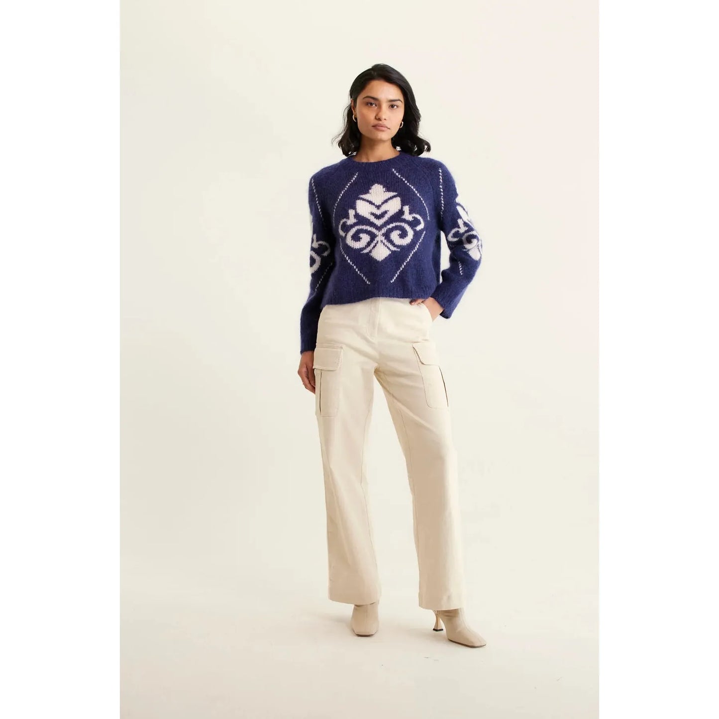 Alessandra Bleecker Sweater - Navy