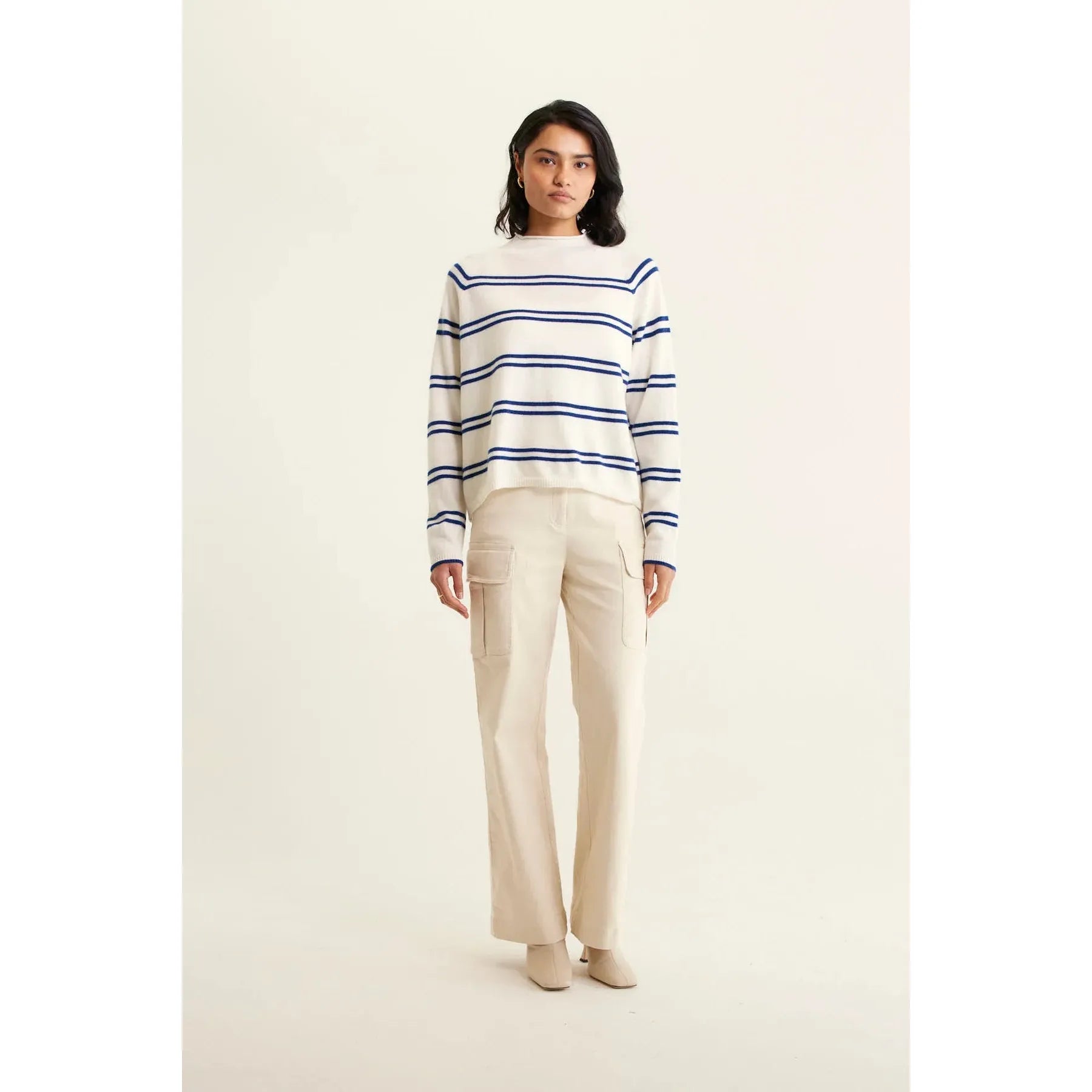 Alessandra Midtown Sweater - Cloud Dancer