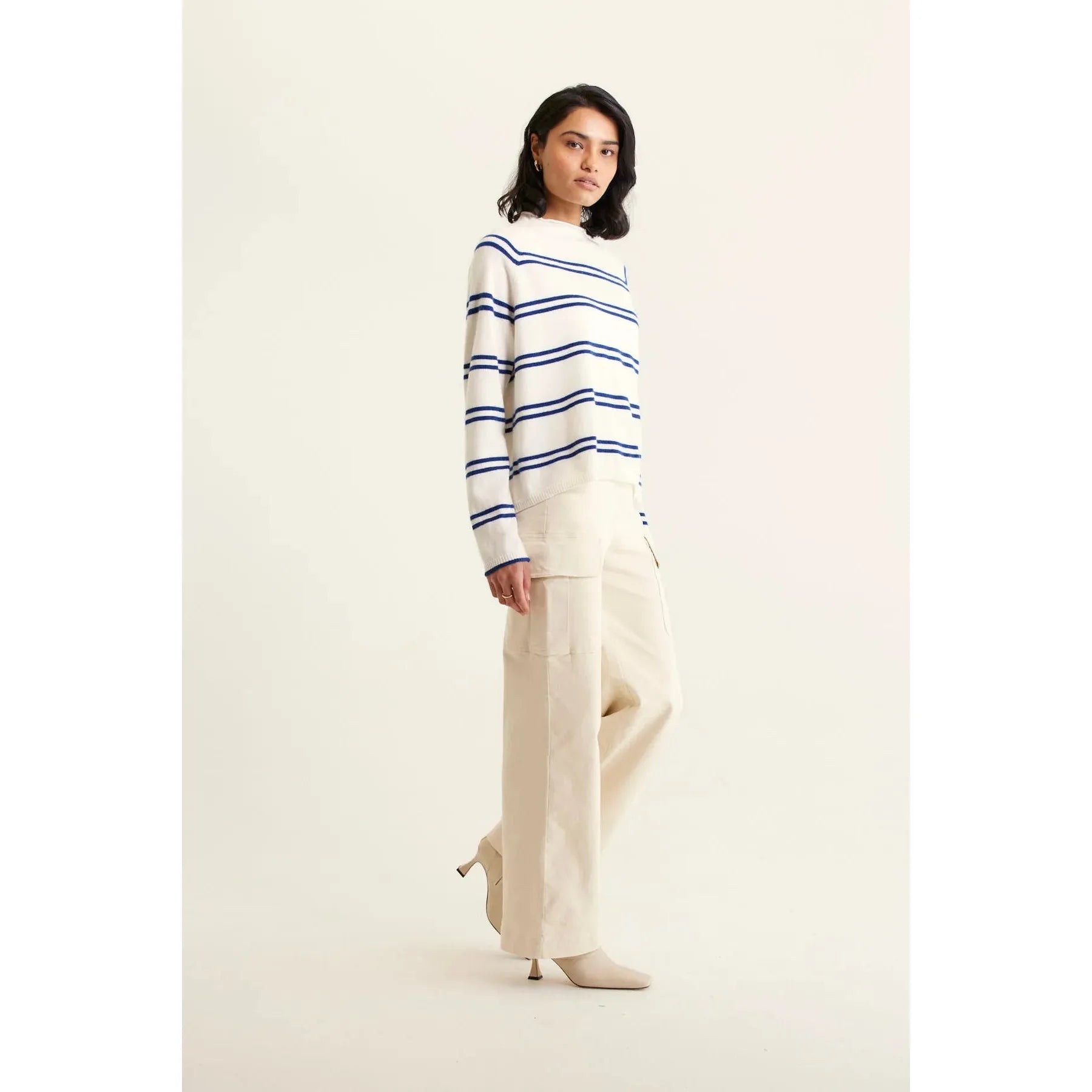 Alessandra Midtown Sweater - Cloud Dancer