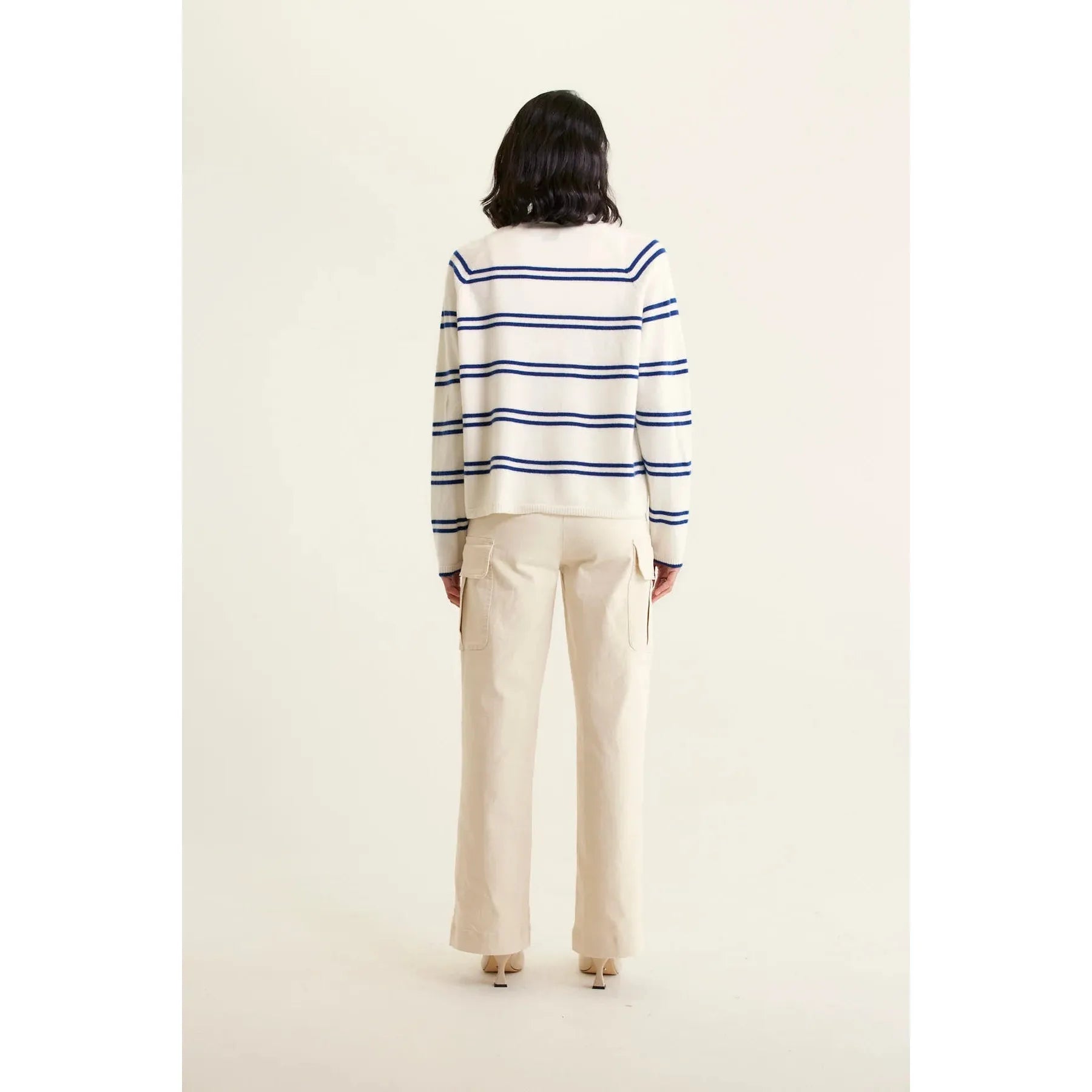 Alessandra Midtown Sweater - Cloud Dancer