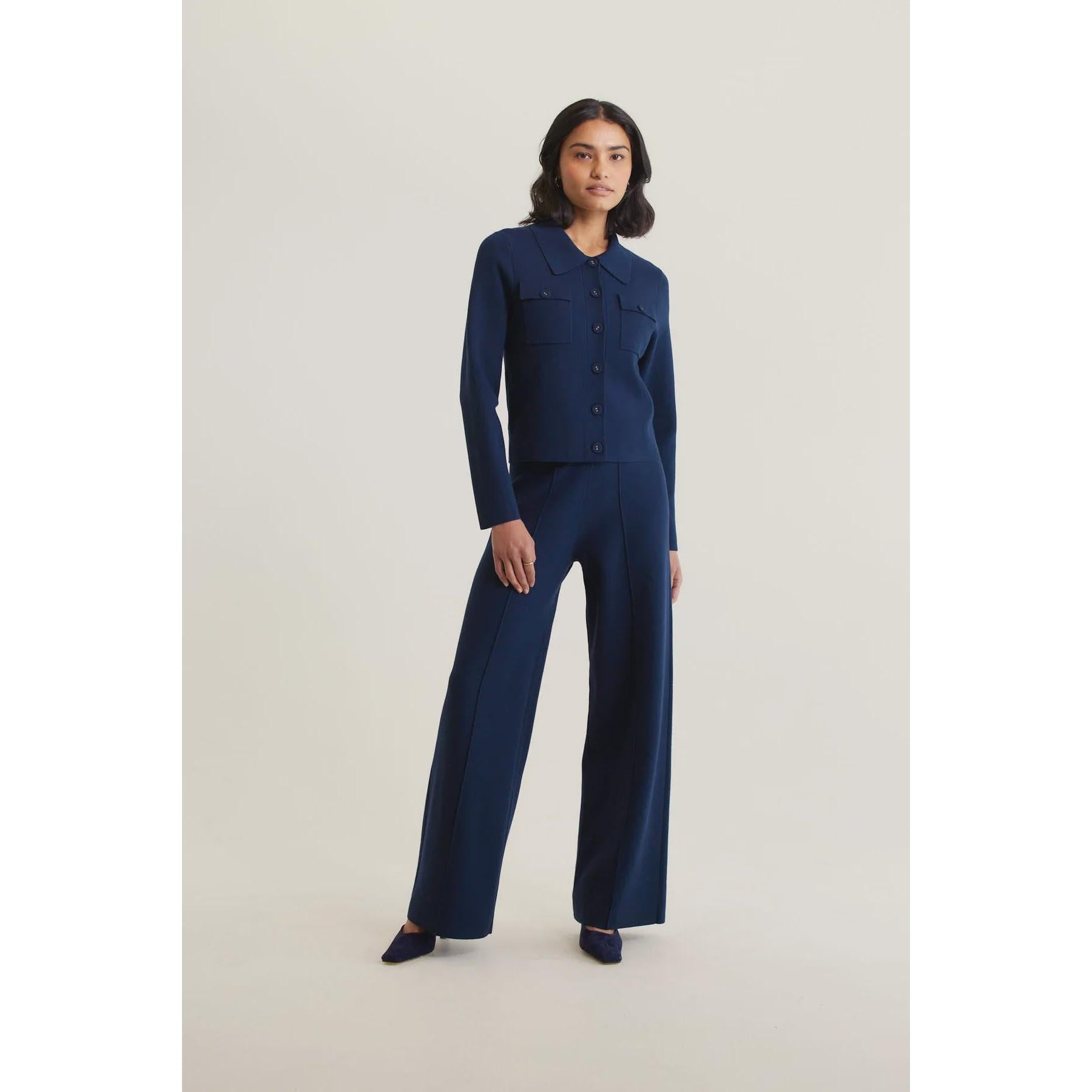 Alessandra Carter Jacket - Navy