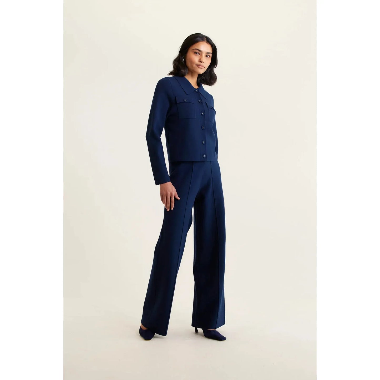 Alessandra Carter Jacket - Navy