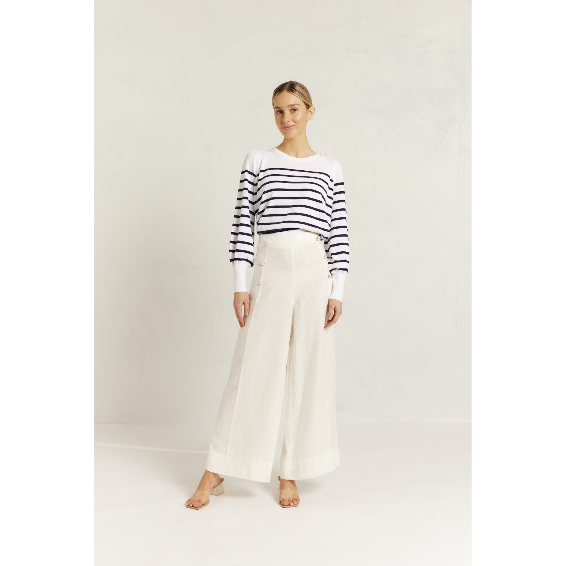 Alessandra Atlas Pant - Ivory