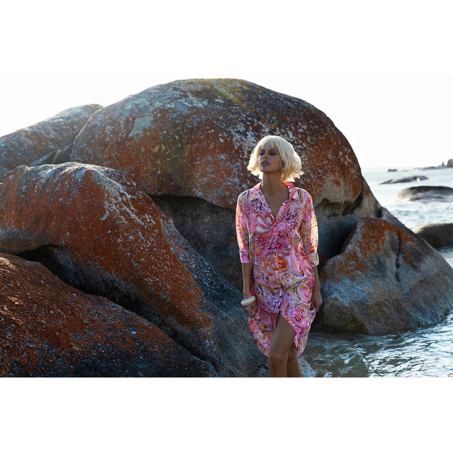 One Season Daisy-Muscat-Cotton-Multi Swirl  One Season Pisces Boutique