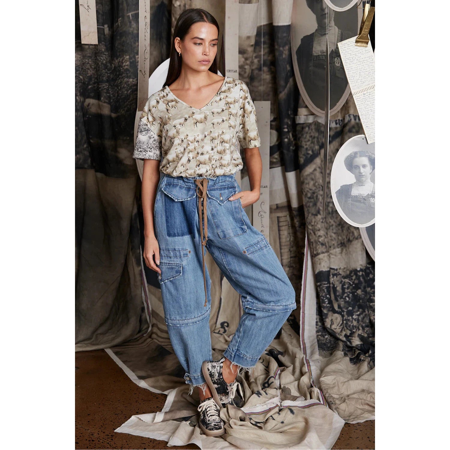 Maud Dainty Trucker Jean - Denim