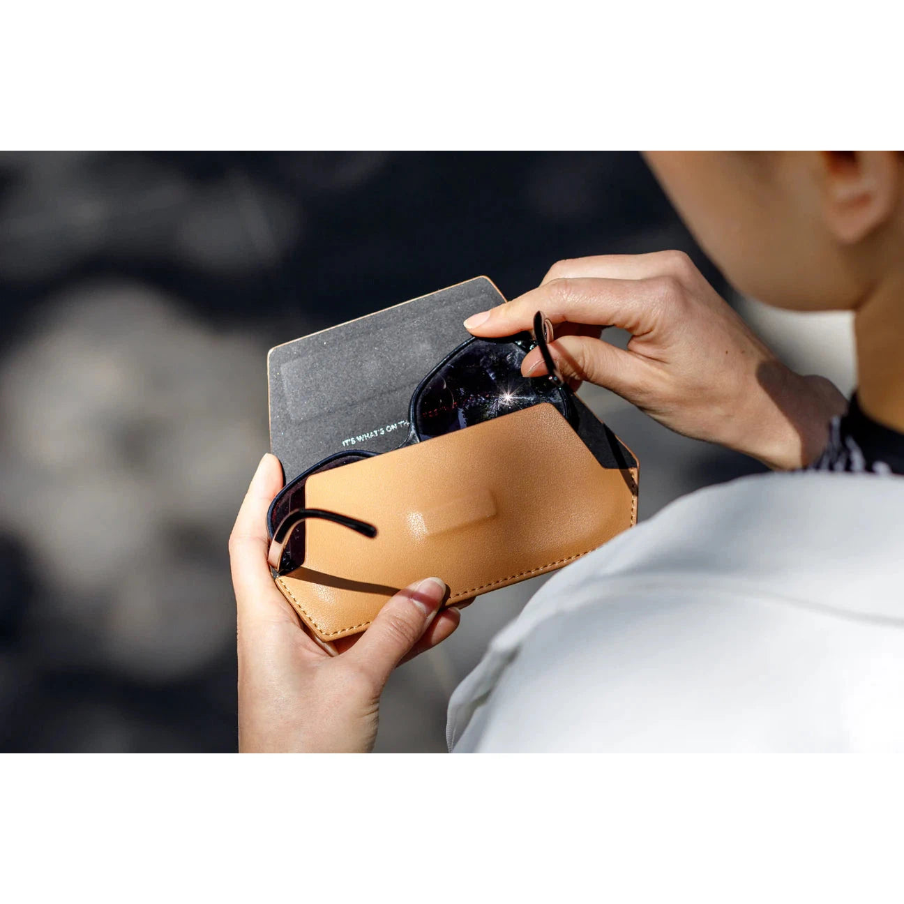 Fox and Leo Glasses Case - Tan