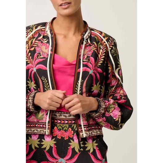 Once Was Arabella Reversible Placement Print Jacket