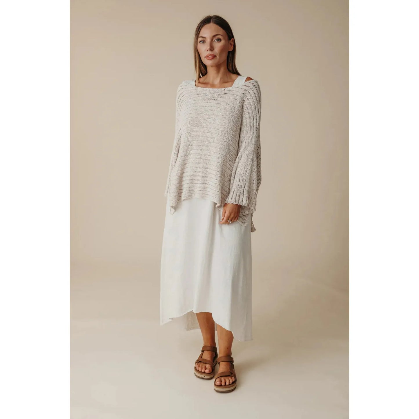 Talamaya Coast to Coast Pullover - Coconut