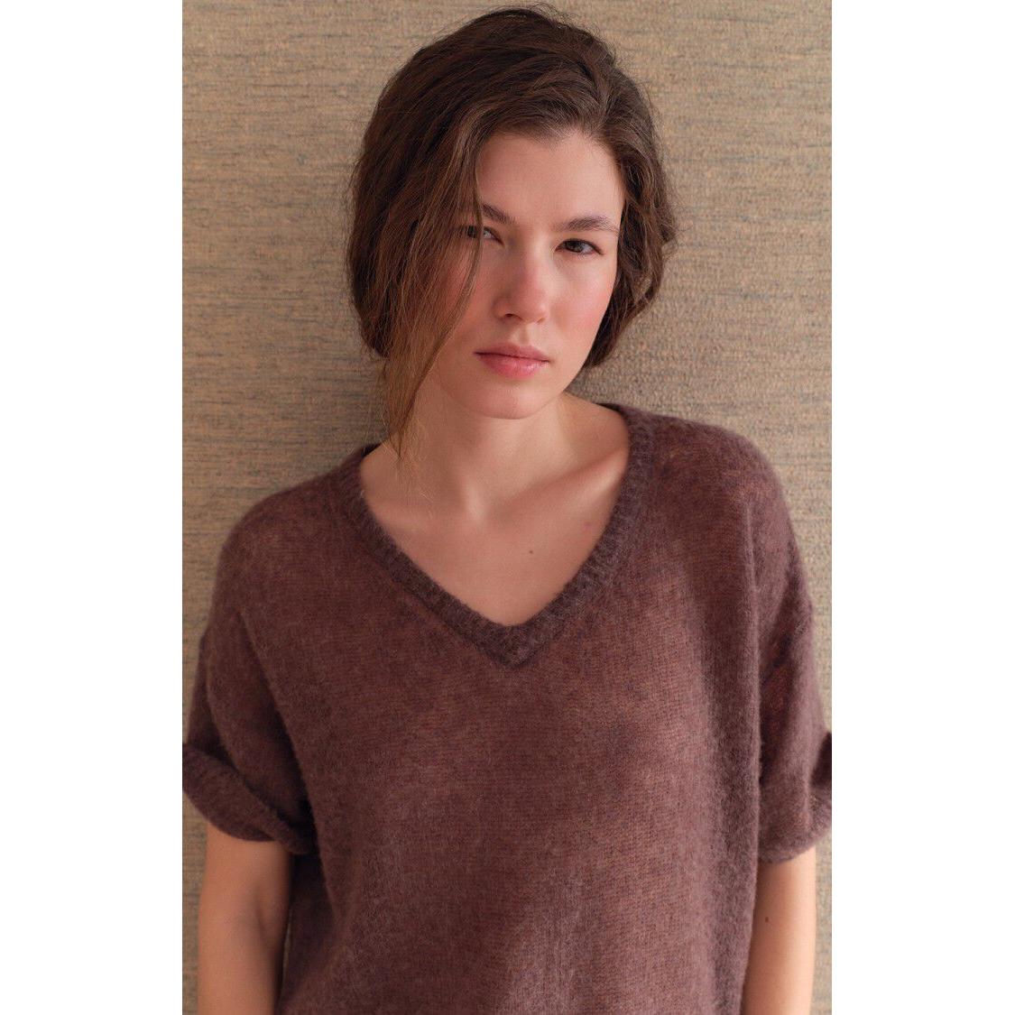American Vintage BOD18B Top - Hedgehog Melange American Vintage Pisces Boutique