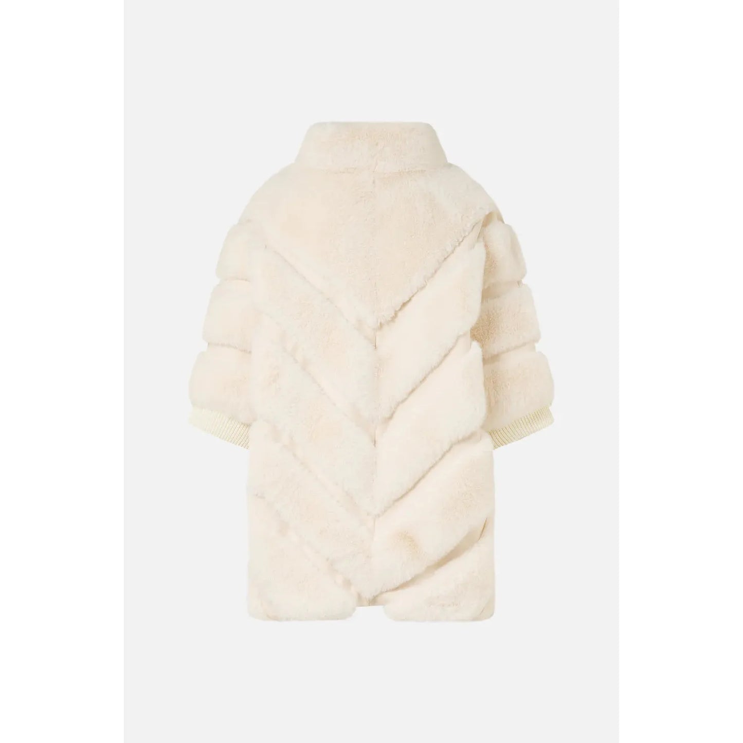 Camilla Faux fur Short Sleeve Slouch Jacket - Tiled In Time