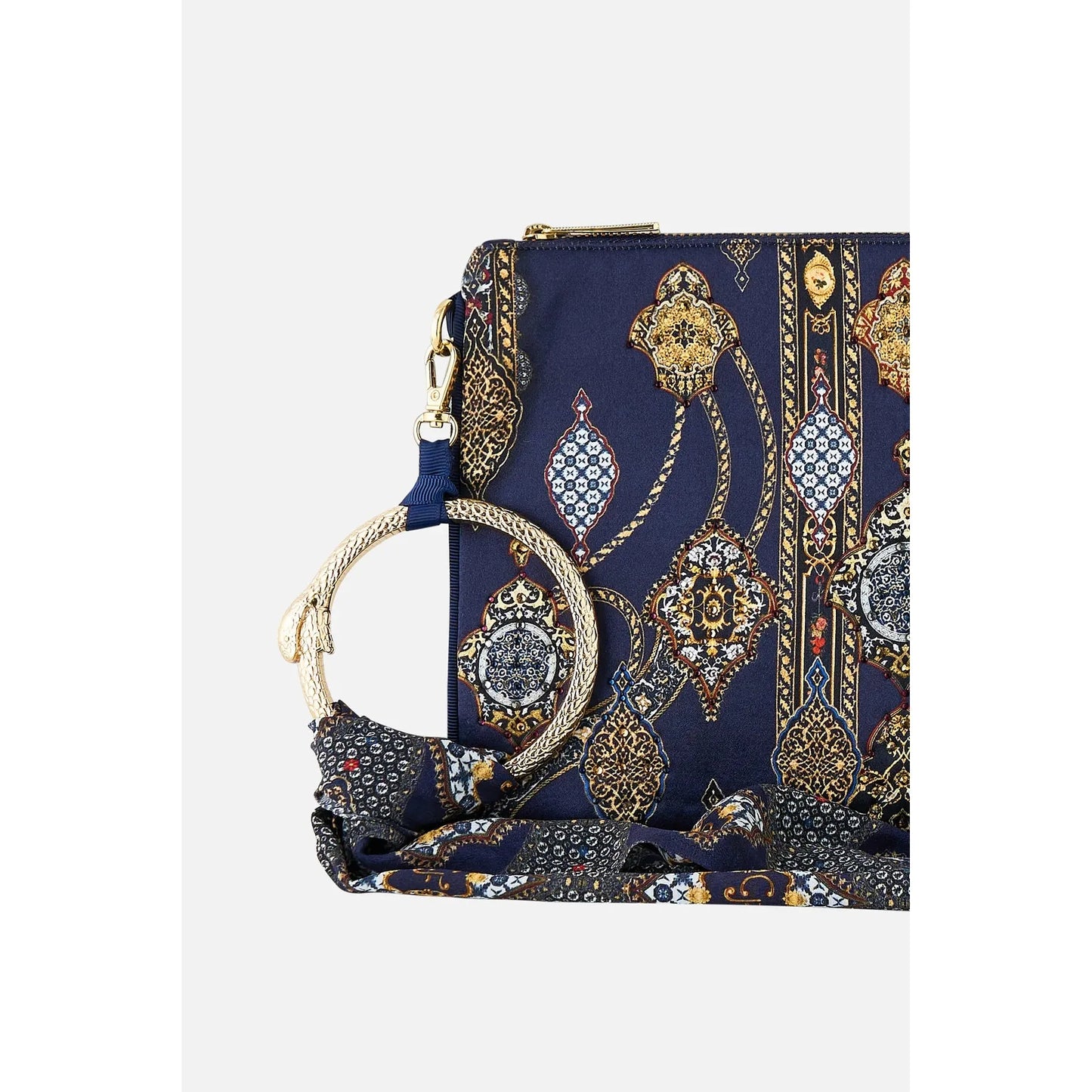 Camilla Silk Ring Scarf Clutch - Imperial Gate Camilla Pisces Boutique