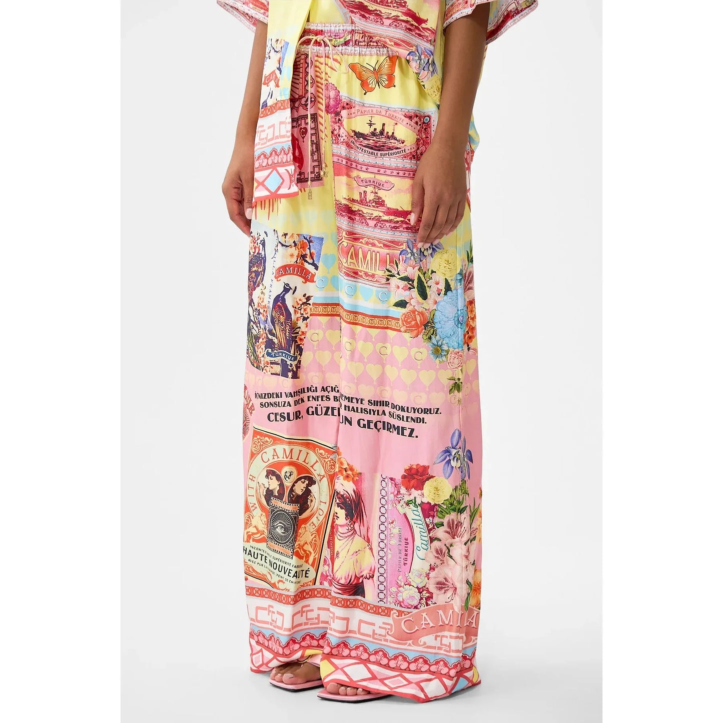 Camilla Straight Leg Pant - Collage Kingdom Collking