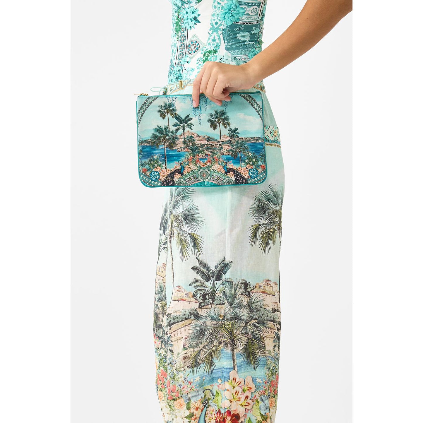 Camilla Canvas Clutch - Balearic Bebe Balebebe Camilla Pisces Boutique