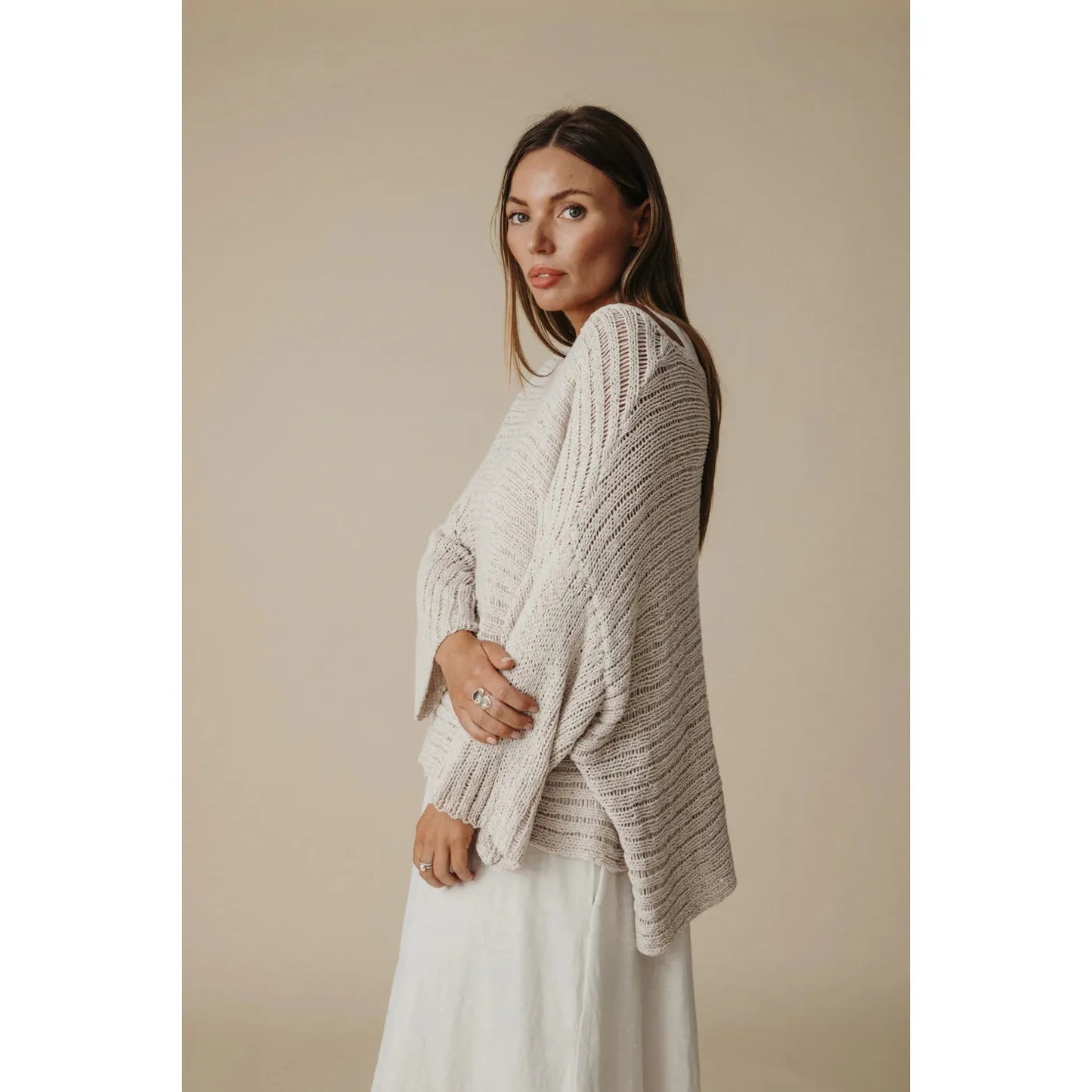 Talamaya Coast to Coast Pullover - Coconut