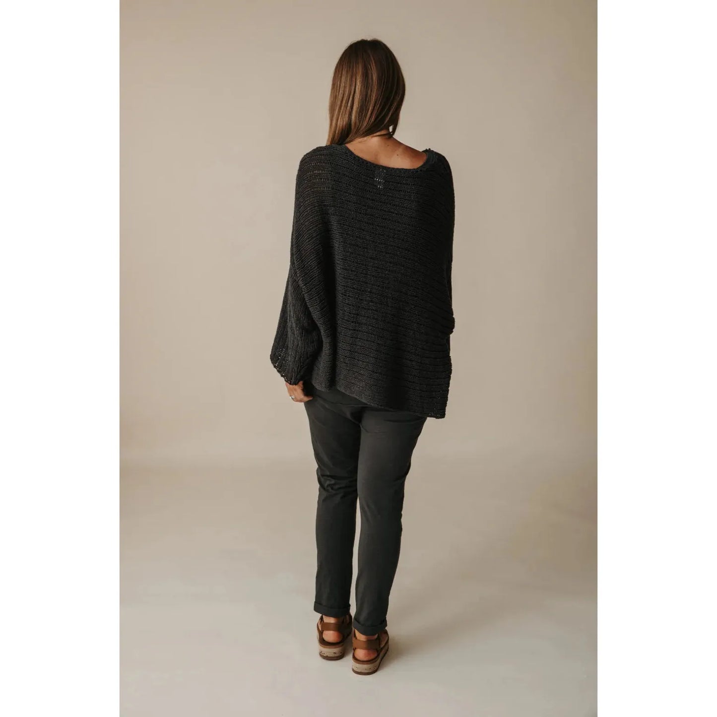 Talamaya Coast to Coast Pullover - Black Sand
