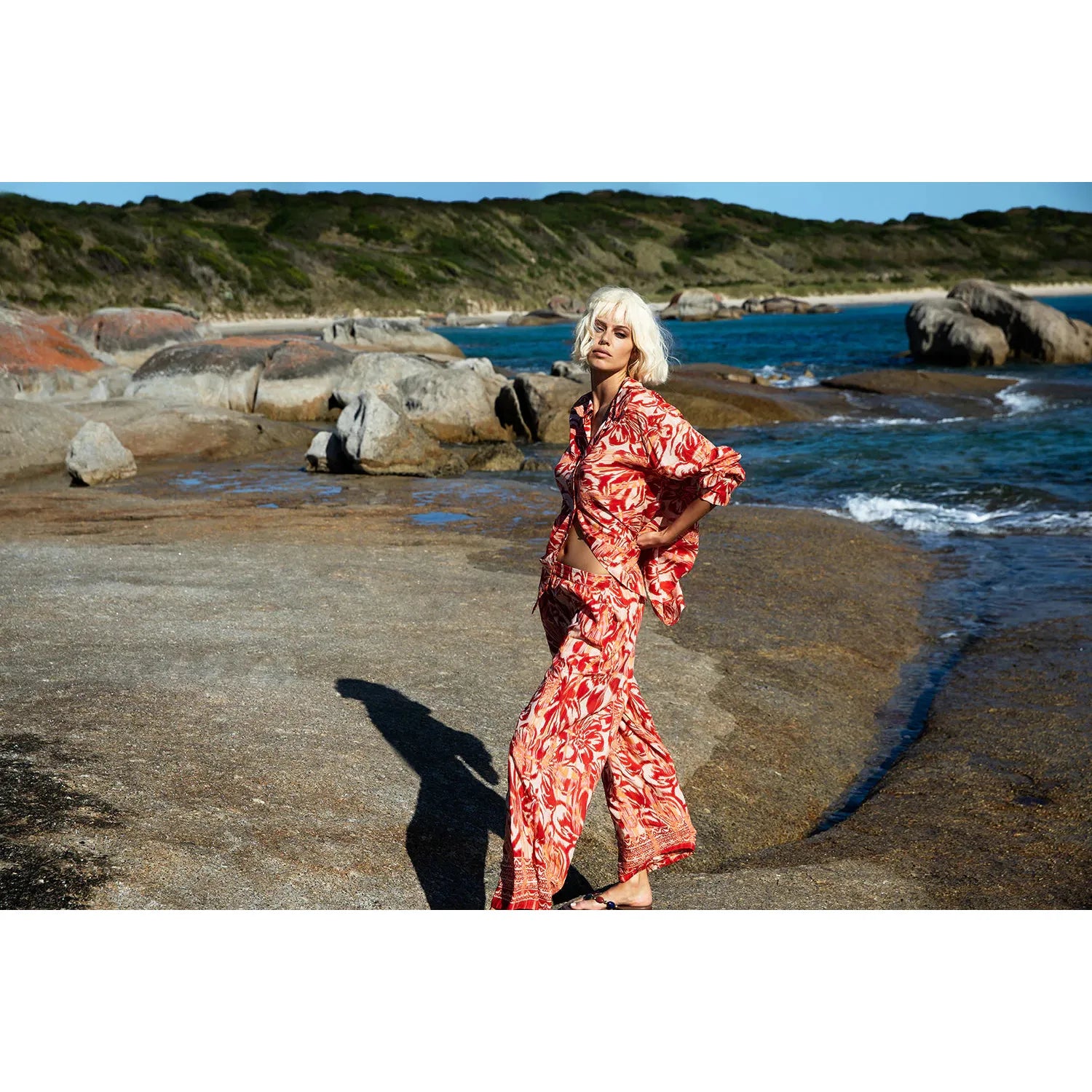 One Season Claudia Shirt-Procida-Sushi Voile-Fiesta  One Season Pisces Boutique