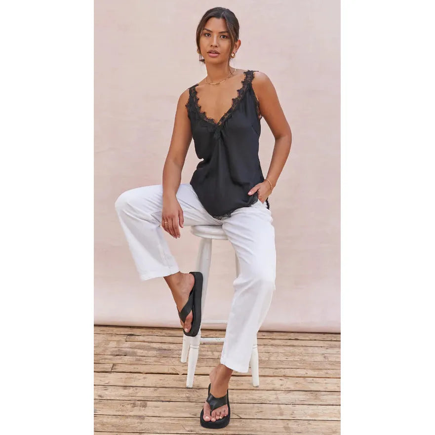 Charli London Solange Camisole - Black Charli london Pisces Boutique