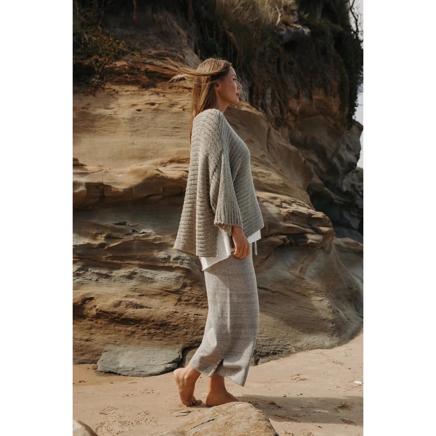 Talamaya Coast to Coast Pullover - Dusty Olive