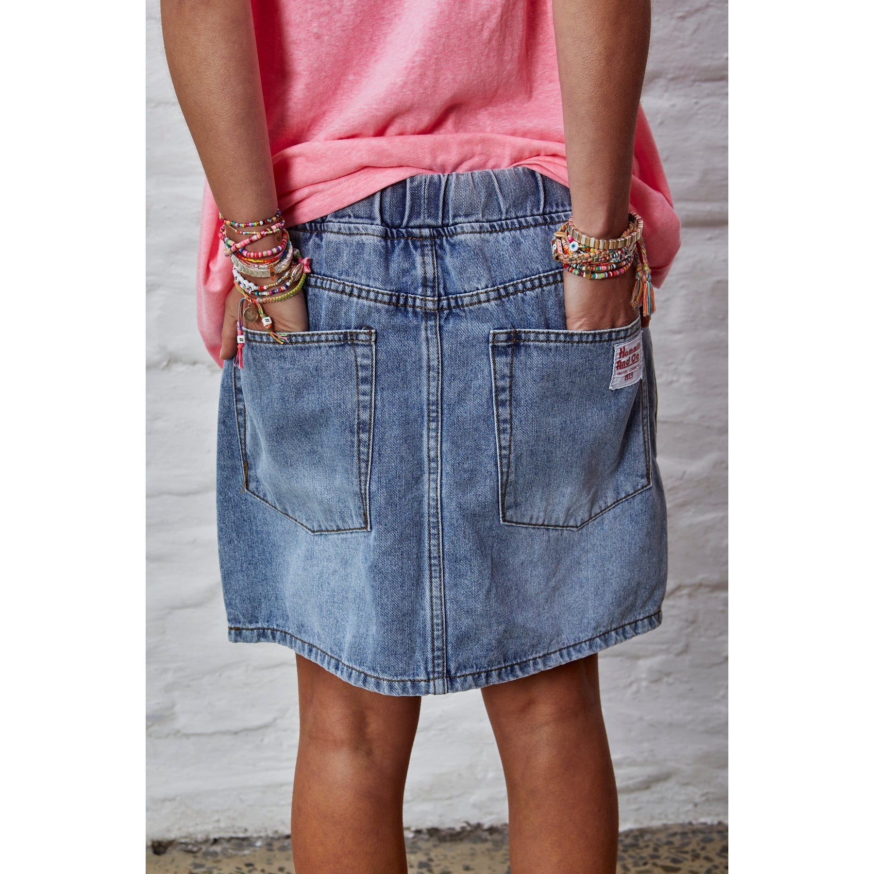 Hammill & Co Denim Skirt - Stonewash Denim