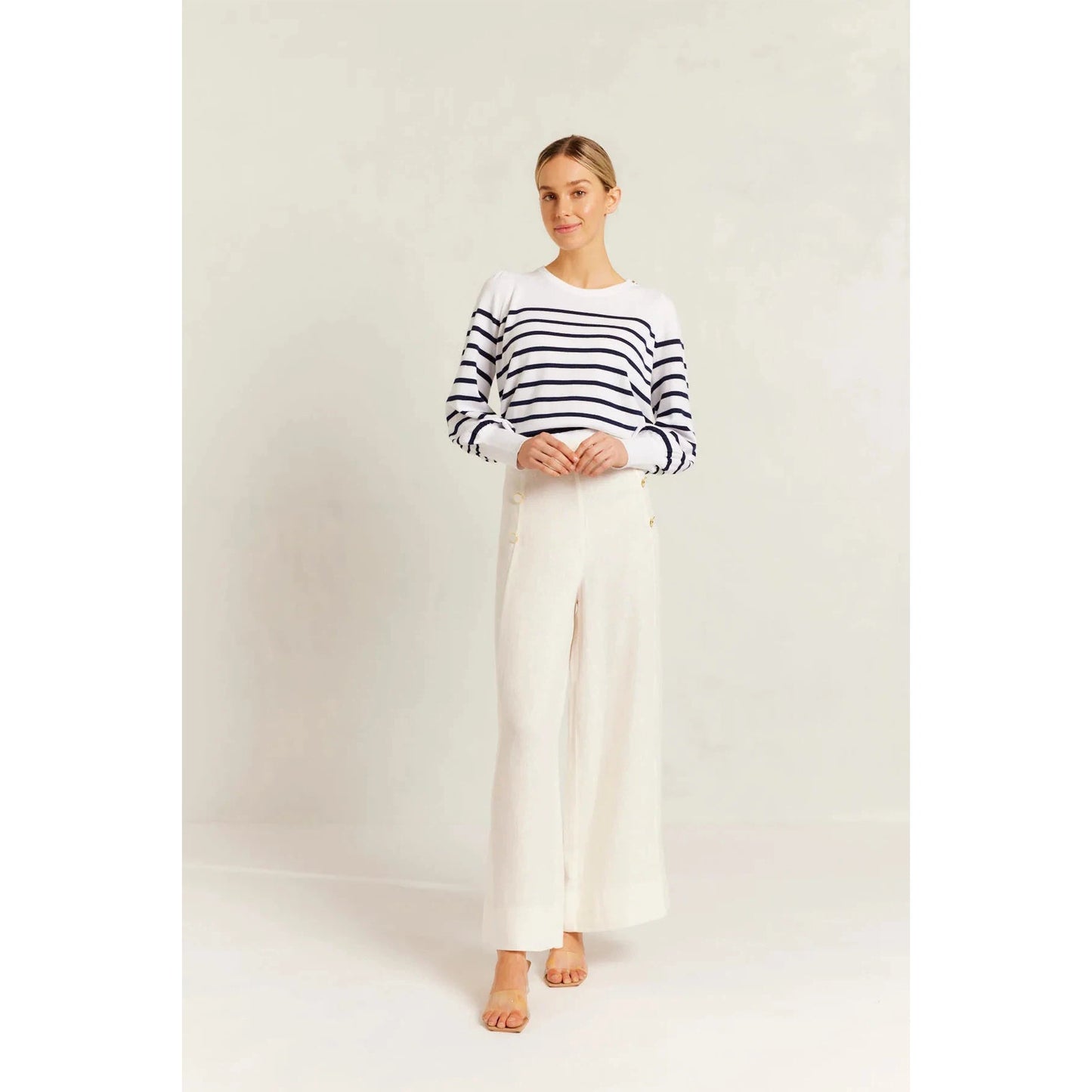 Alessandra Atlas Pant - Ivory