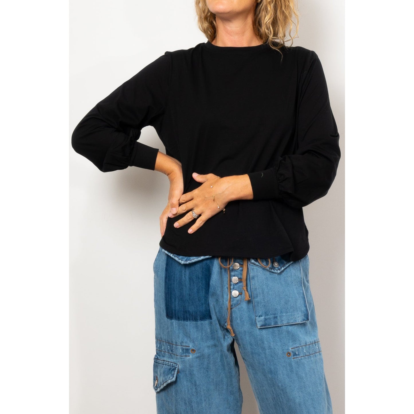 Maud Dainty Baxter Tee - Black