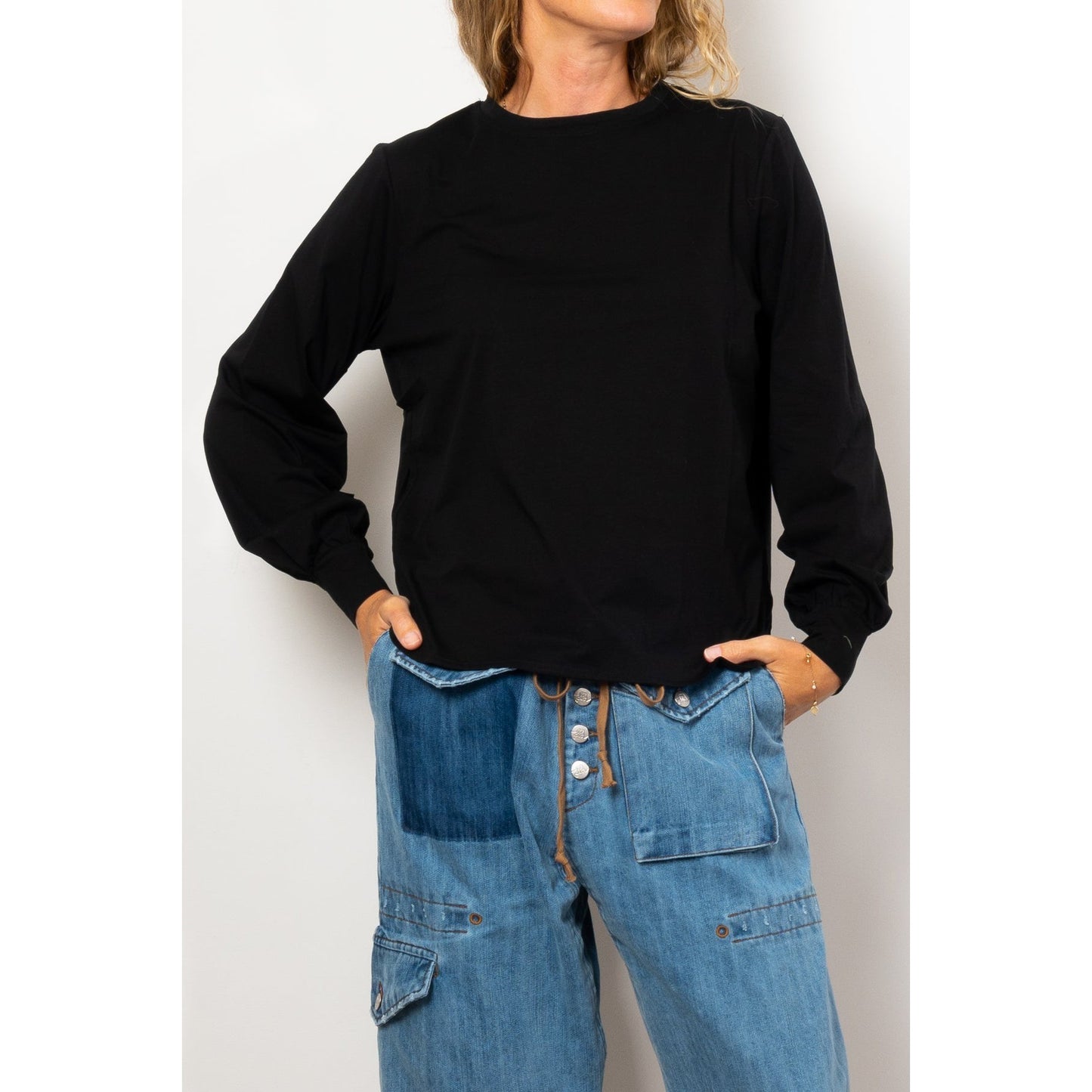 Maud Dainty Baxter Tee - Black