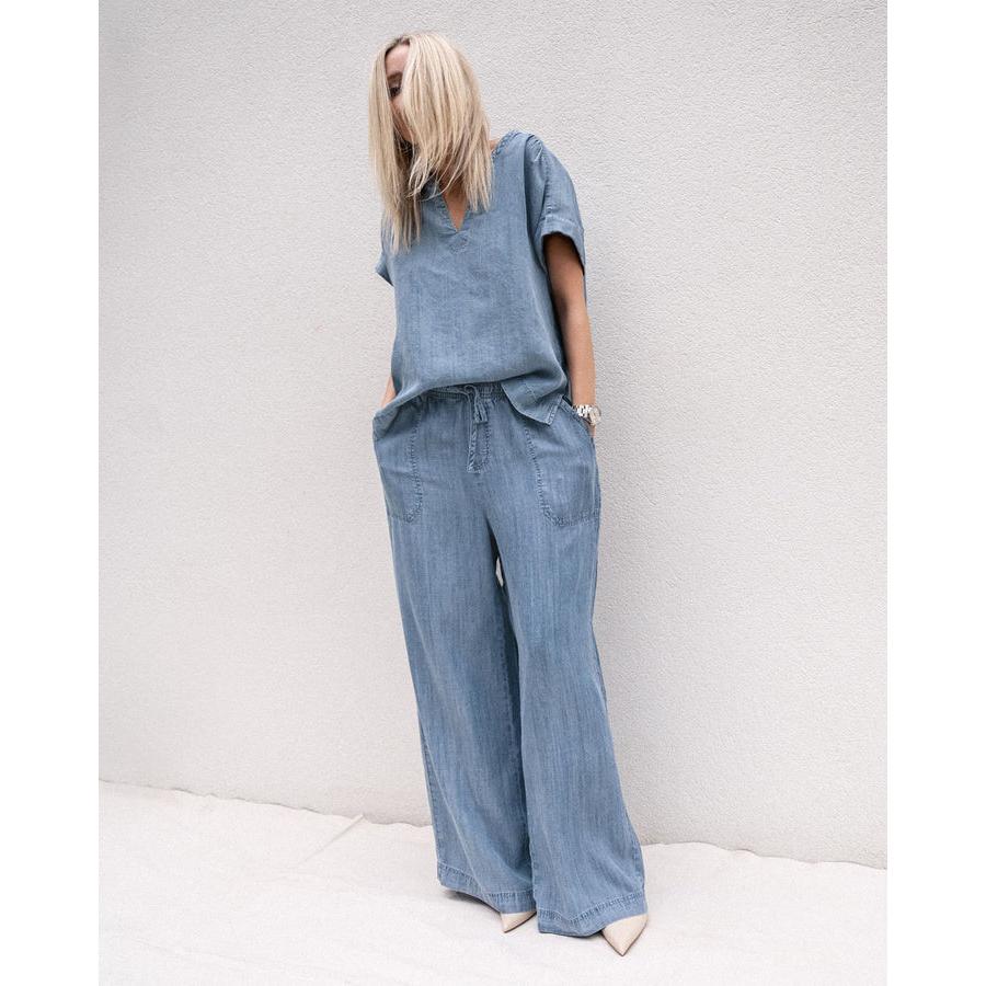 Splendid Angie Pallazzo Pant - Indigo