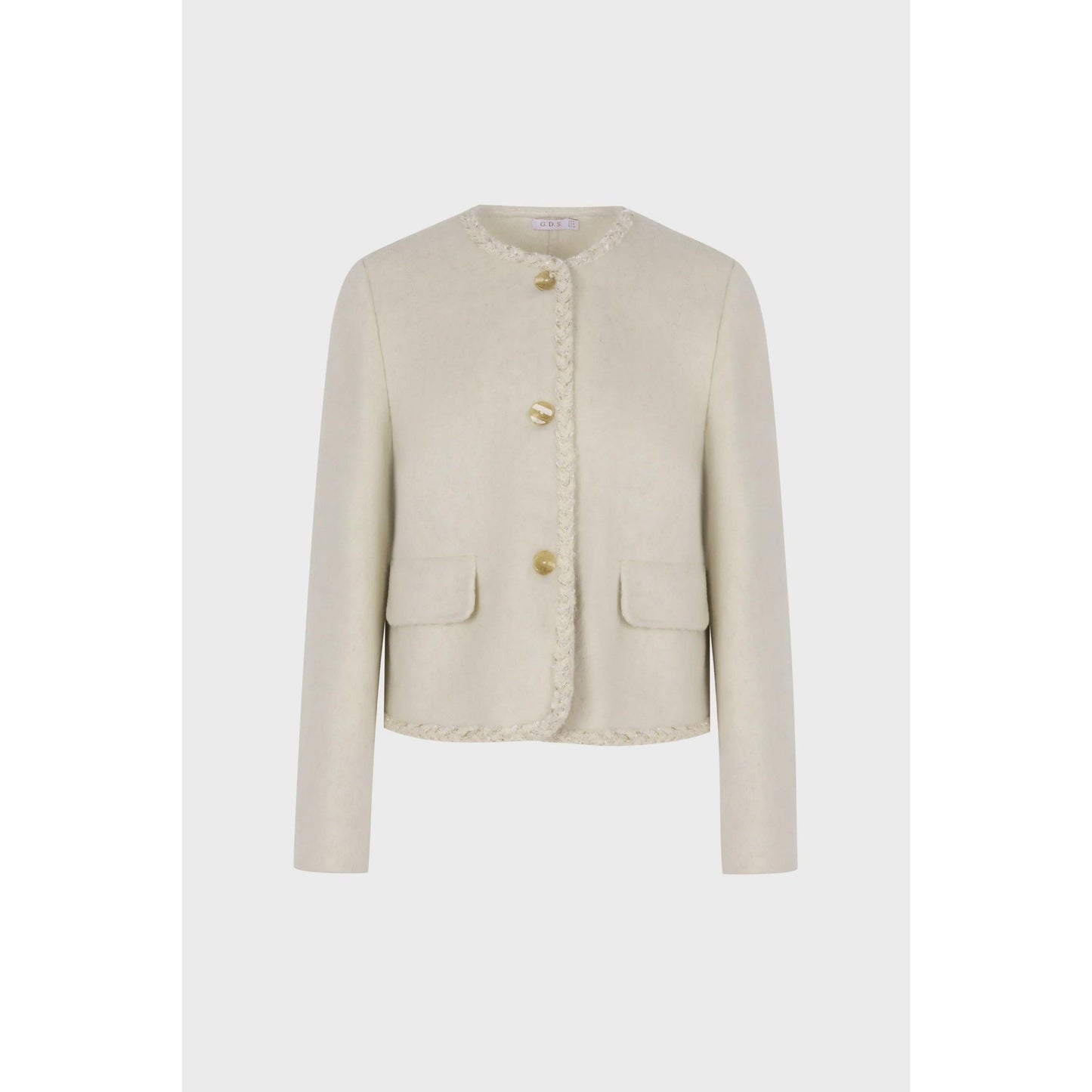 GDS Melanie Merino Wool Coat - Creme