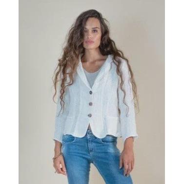 La Bottega Giacca Elena - Latte La Bottega Pisces Boutique