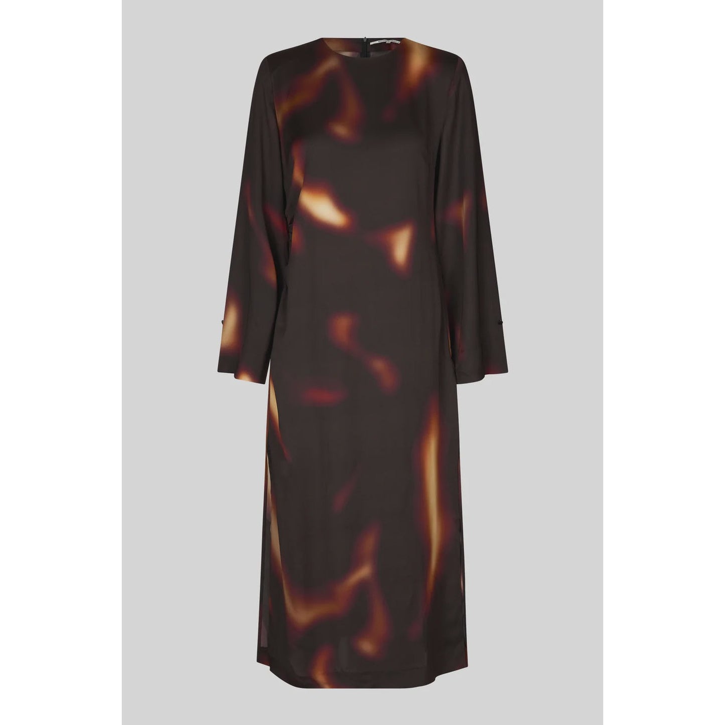 Second Female Glowing Printed Dress - Black