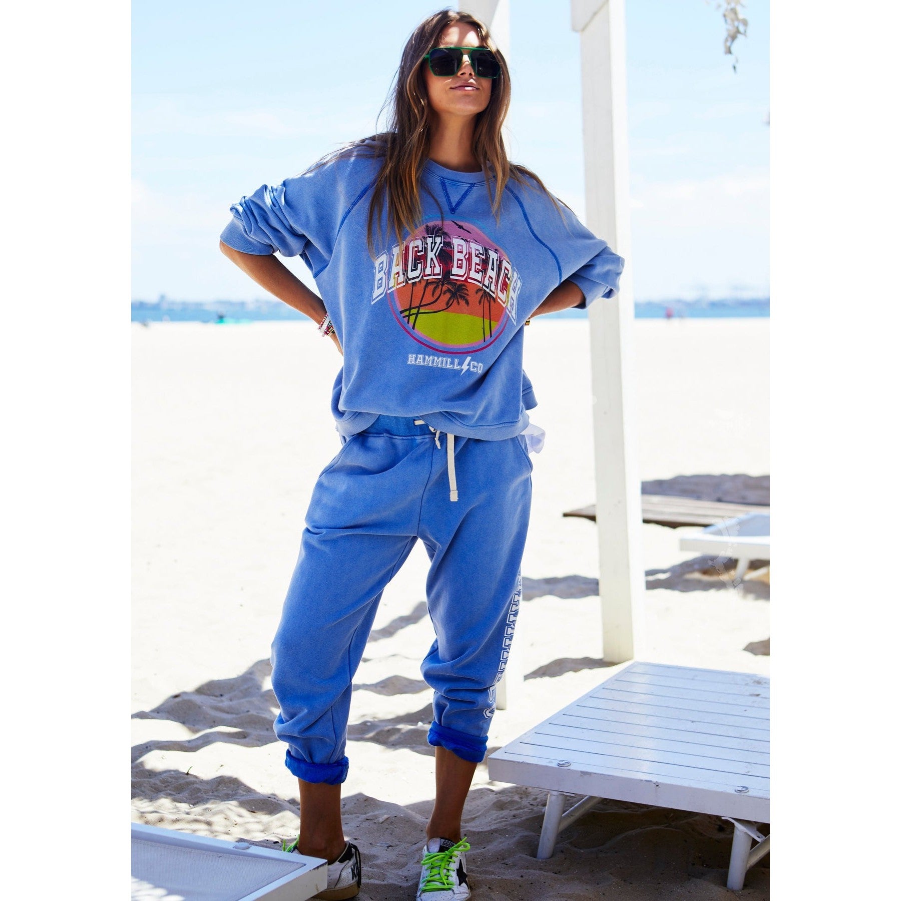 Hammill & Co Beach Sweat - Blue
