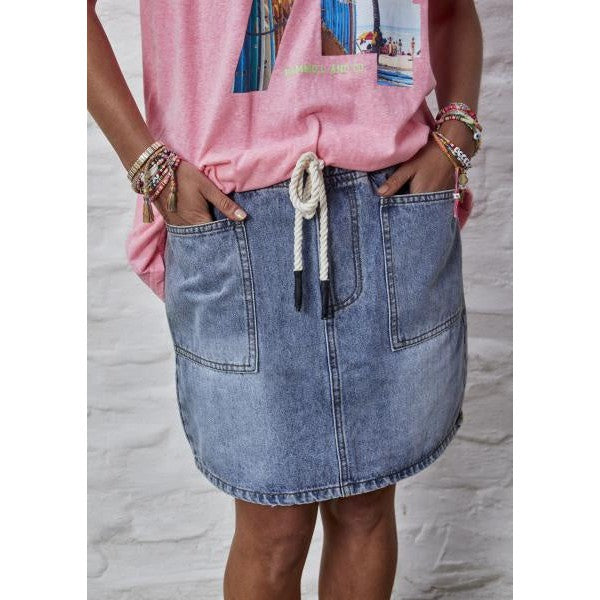 Hammill & Co Denim Skirt - Stonewash Denim