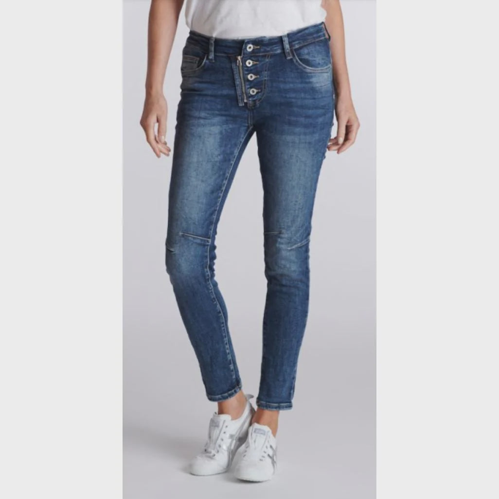 Italian Star Zip / Button Jean