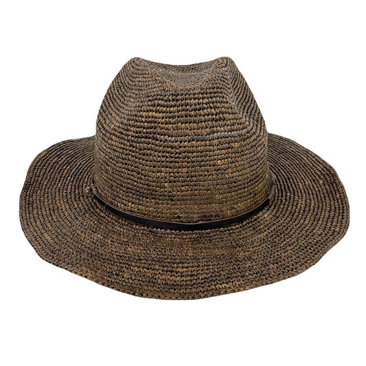 Made In Mada Elya Hat Leather + Braid - Taupe