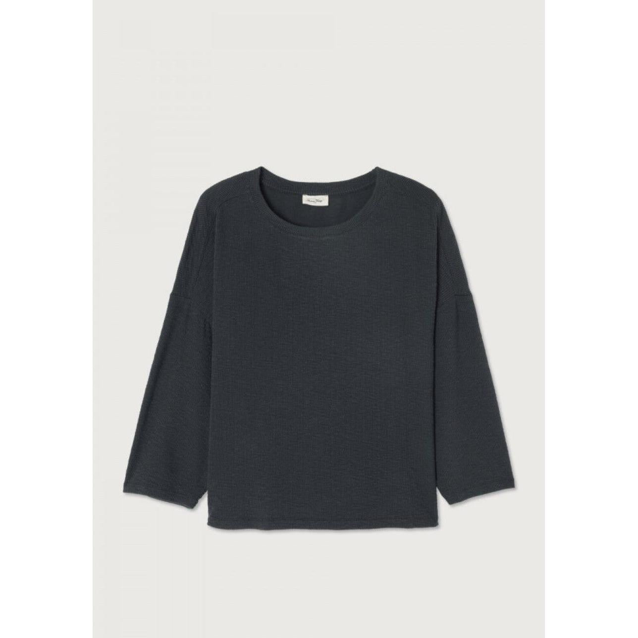 American Vintage YRU02A L/S Tee - Slate  American Vintage Pisces Boutique