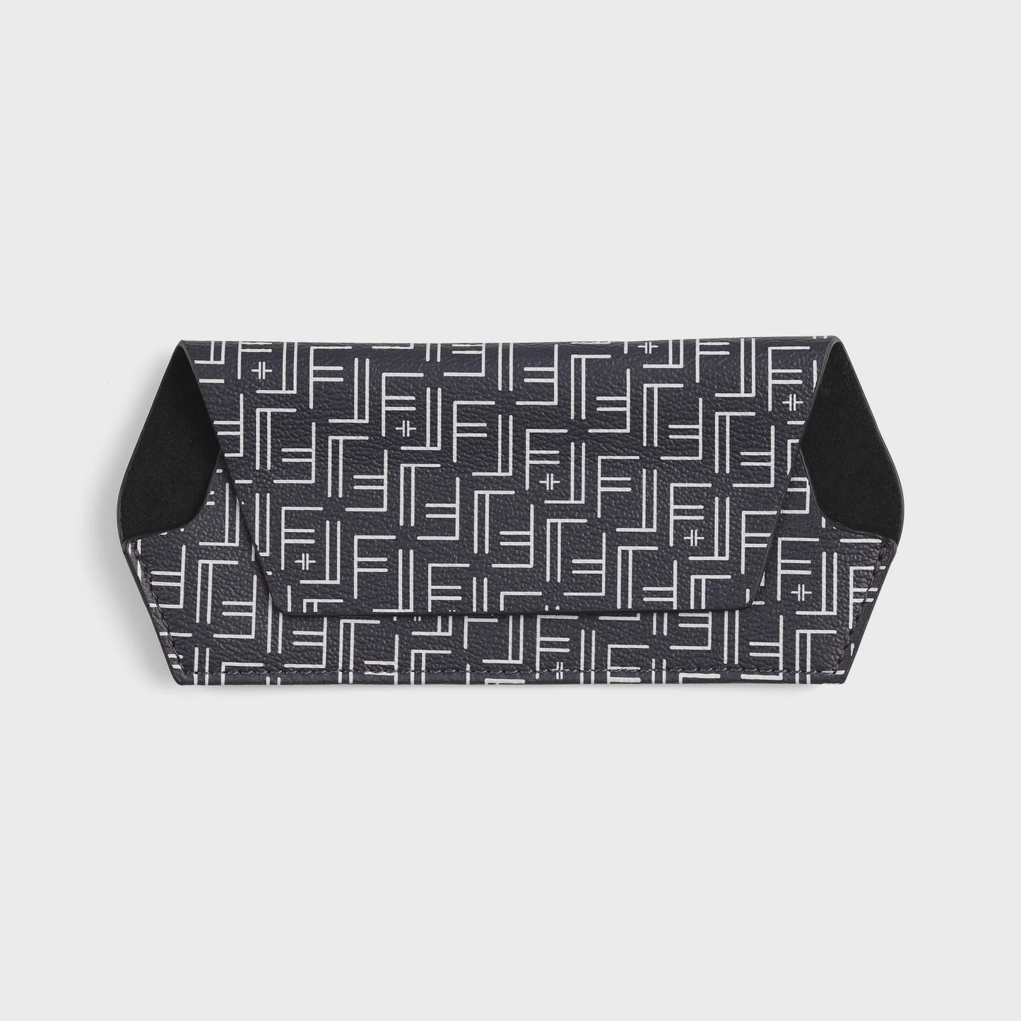 Fox and Leo Glasses Case - Vegan Navy print