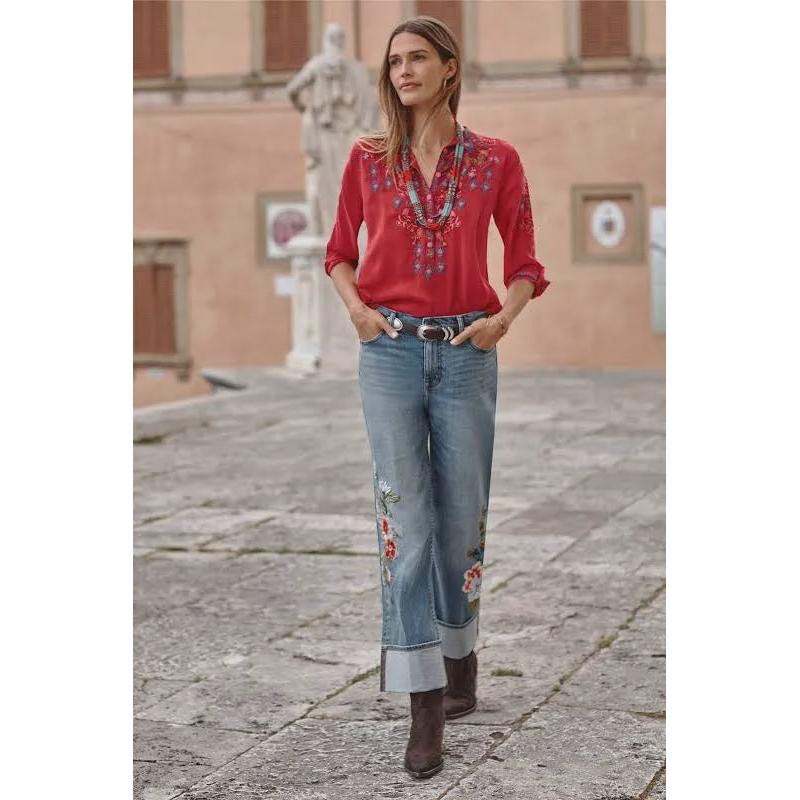 Johnny Was The Ankle Wide Leg Jean - Advestia  Johnny Was Pisces Boutique