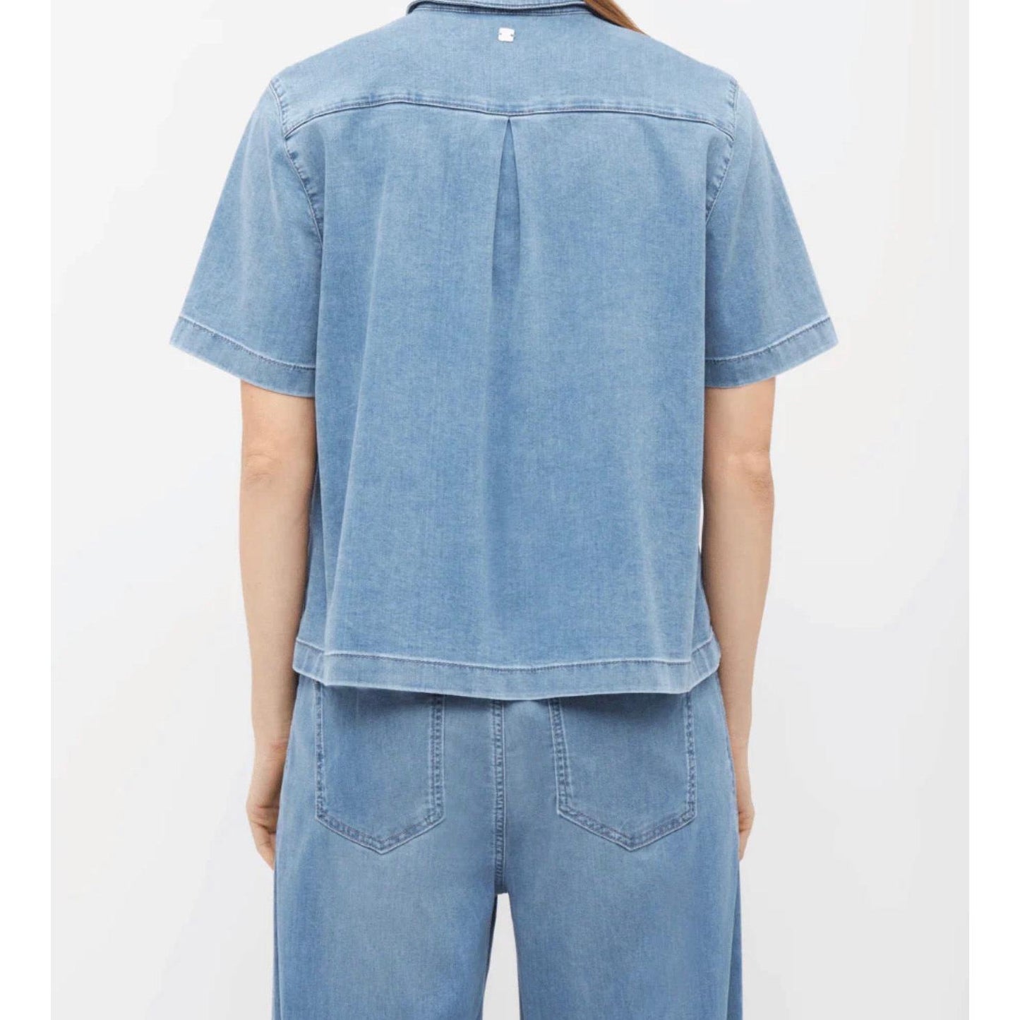 Raffaello Rossi Giullette Soft Super Denim Shirt - Blue