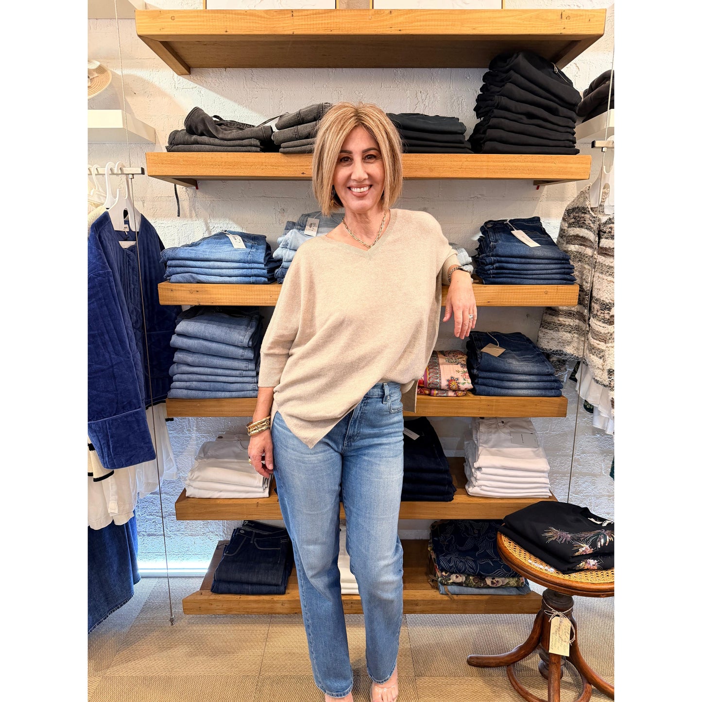 Lili Paris 100% Cashmere - Taupe Lili Paris Pisces Boutique