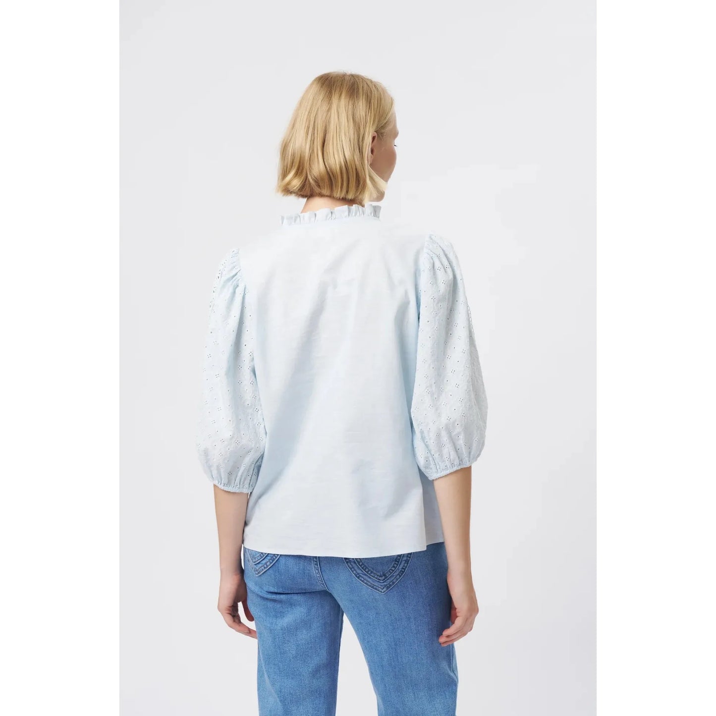 Kireina Isabella Shirt - Powder Blue Kireina Pisces Boutique