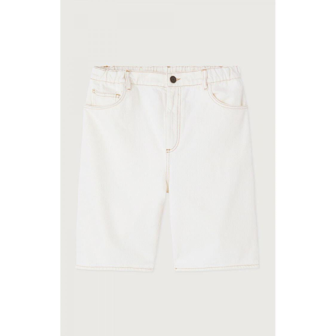 American Vintage JOZ09A Shorts - Off White  American Vintage Pisces Boutique