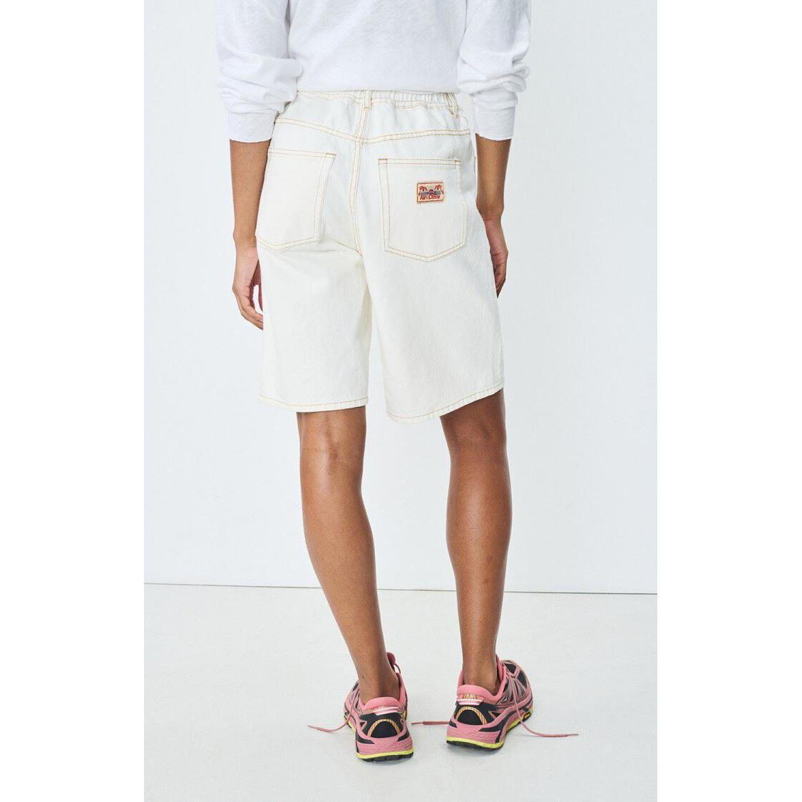 American Vintage JOZ09A Shorts - Off White  American Vintage Pisces Boutique