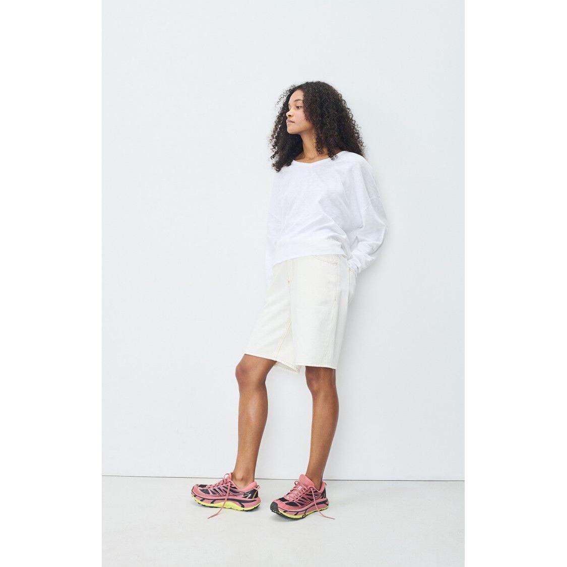 American Vintage JOZ09A Shorts - Off White  American Vintage Pisces Boutique