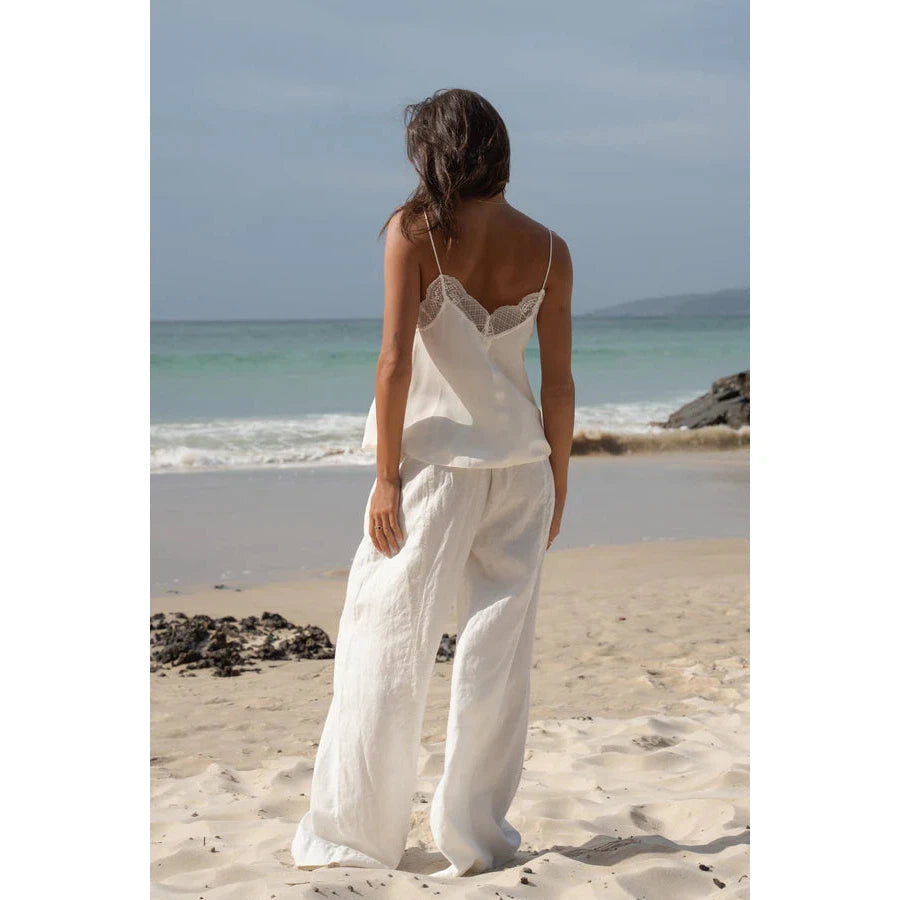 Lilly Pilly Frankie Silk Cami - Ivory