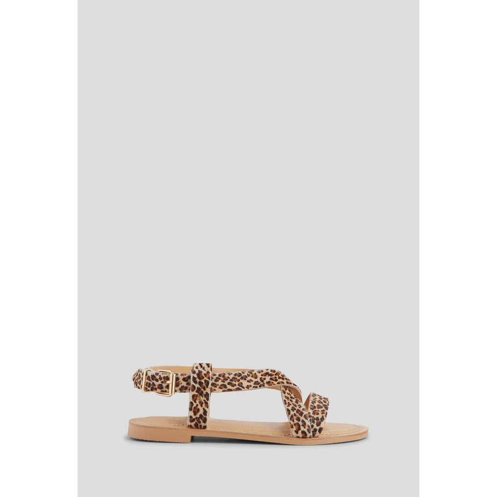 Ivylee Laura Calf Hair - Leopard Beige